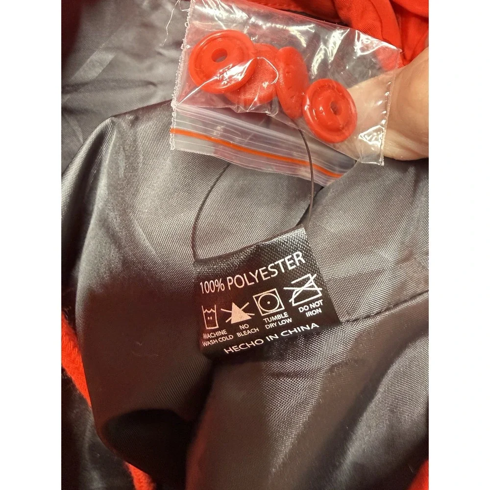 Dixxon Jacket Coaches Unite Men Med Red Windbreaker Coach Grunge Streetwear New